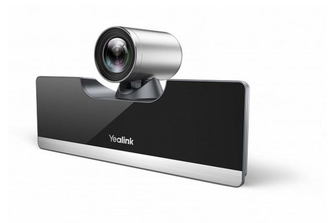 Yealink VC500-Phone-Wired-WP — готовый комплект для видеоконференцсвязи (моноблок, конференц-телефон, внешние микрофоны, адаптер беспроводной передачи контента, пульт ДУ)