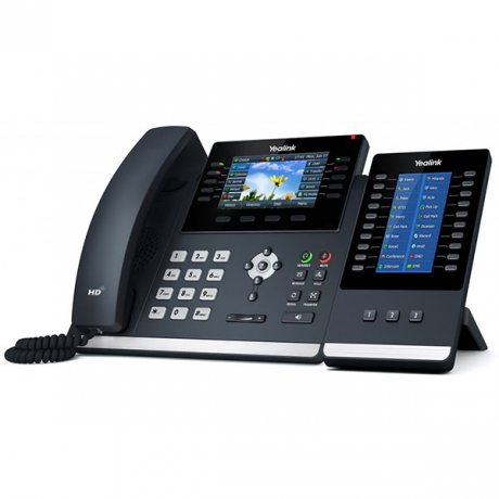 Yealink EXP43 — модуль расширения BLF-кнопок с LCD-дисплеем для IP-телефонов Yealink серии Т4U