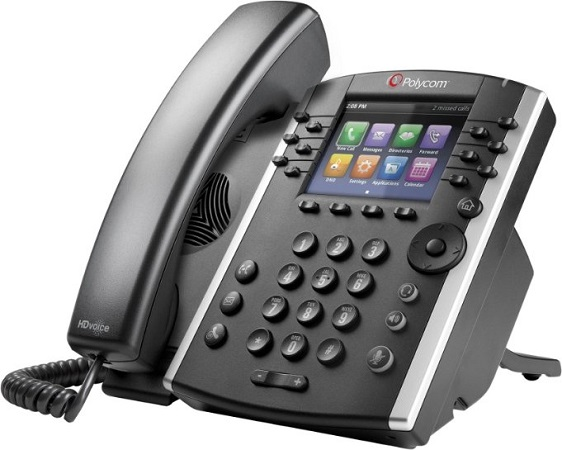 Polycom VVX 400 — IP-телефон с цветным дисплеем на 12 SIP-линий