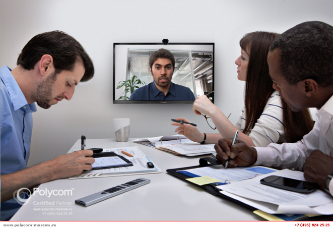 Polycom RealPresence Group Convene — мультимедийное оборудование для переговорных комнат