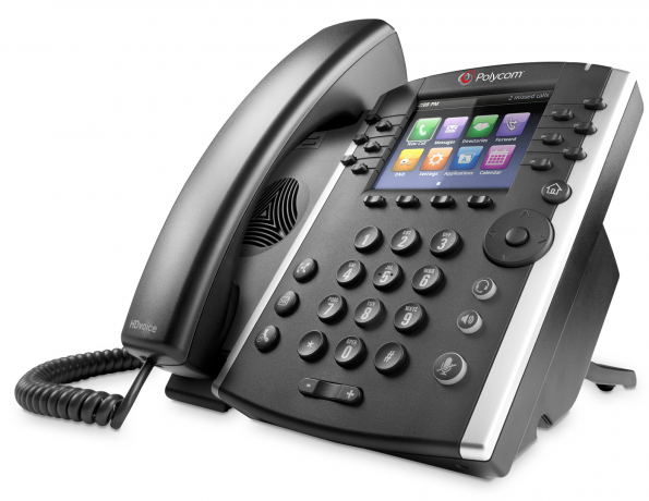 Polycom VVX 401 — мультимедийный IP-телефон на 12 SIP-линий