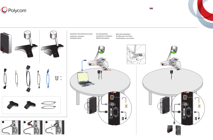 Polycom CX5500 — USB-камера с обзором 360° и наведением на говорящего + SIP