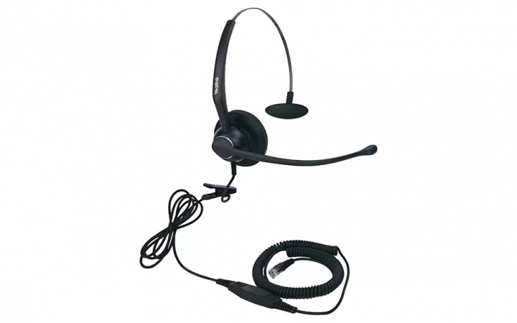 Yealink YHS33-USB — профессиональная проводная гарнитура (jack 3.5 mm / USB)