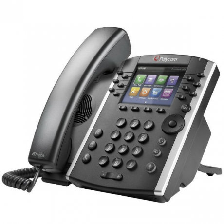 Polycom VVX 411 — мультимедийный IP-телефон на 12 SIP-линий с цветным дисплеем