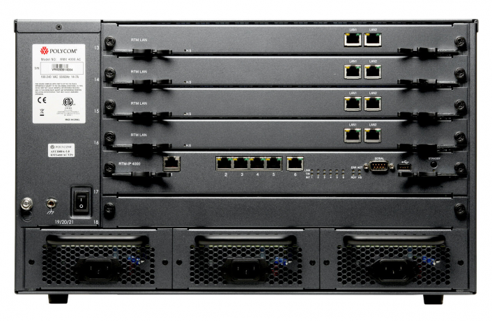 Polycom RMX 4000 server — сервер многоточечной видеоконференции с поддержкой HD