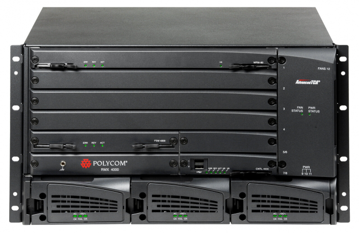 Polycom RMX 4000 server — сервер многоточечной видеоконференции с поддержкой HD