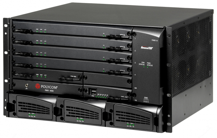 Polycom RMX 4000 server — сервер многоточечной видеоконференции с поддержкой HD