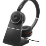 Jabra Evolve 75 Stereo — профессиональная беспроводная Bluetooth стерео гарнитура для работы в Open Space