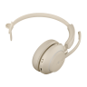 Jabra Evolve2 65 Mono — беспроводная Bluetooth моно гарнитура c USB, оптимизирована под Microsoft Lync