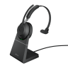 Jabra Evolve2 65 Mono — беспроводная Bluetooth моно гарнитура c USB, оптимизирована под Microsoft Lync