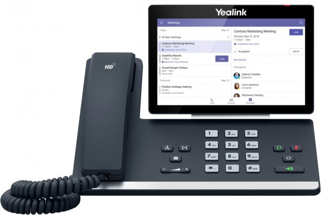 Yealink SIP-T58A Teams — мультимедийный IP-телефон на базе Android, совместимый с Microsoft Teams