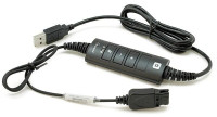 Accutone AUC QD-USB — переходник для подключения гарнитур с разъемом QD к телефонам, ПК и ноутбукам с разъемом USB