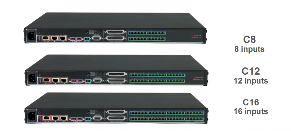 Polycom SoundStructure C12 — 12-канальный матричный стереомикшер