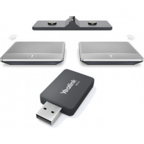 Yealink CPW90 Wireless Microphone + DD10 Package — комплект из двух беспроводных микрофонов и DECT-адаптера для работы с терминалами ВКС