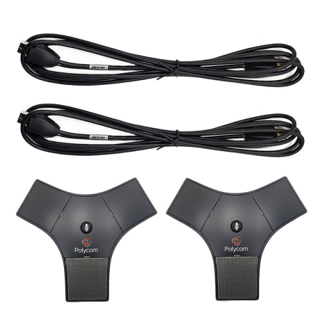 Polycom SoundStation IP 7000 Mics — комплект из 2-х микрофонов для Polycom SoundStation IP 7000