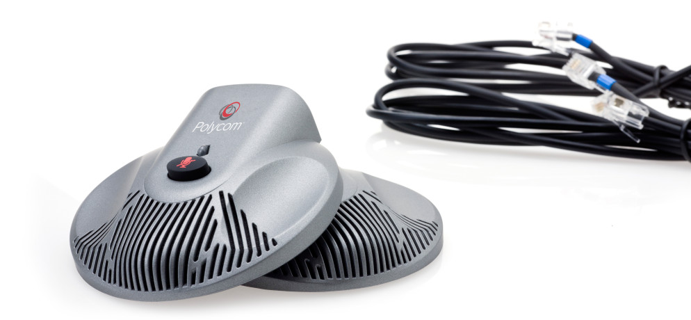 Polycom SoundStation 2 EX Mic Pods — комплект из 2-х дополнительных микрофонов для Polycom SoundStation2 EX, Avaya 2490