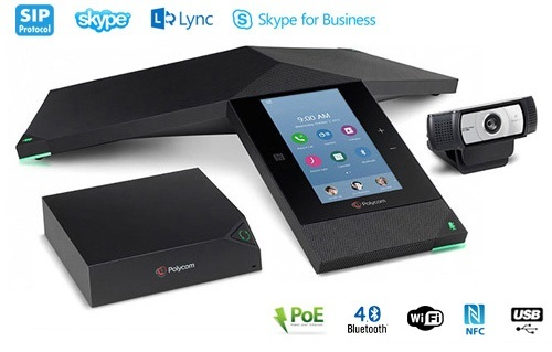 Poly RealPresence Trio 8800 Colabration + Trio Visual + Logitech C930e — система видеоконференцсвязи