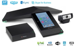 Poly RealPresence Trio 8800 Colabration + Trio Visual + Logitech C930e — система видеоконференцсвязи