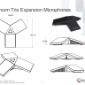 Polycom Expansion Microphone Trio Kit — комплект дополнительных микрофонов для Polycom RealPresence Trio
