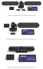Logitech Room Kit для Microsoft Teams  — готовый комплект ВКС (мини-ПК, конференц-камера Logitech, крепление для ПК, сенсорный контроллер Logitech Tap)
