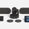 Logitech Room Kit для Microsoft Teams — готовый комплект ВКС (мини-ПК, конференц-камера Logitech, крепление для ПК, сенсорный контроллер Logitech Tap)