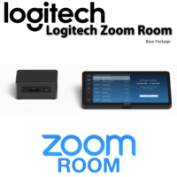 Logitech Room Kit для Zoom — готовый комплект ВКС (мини-ПК, конференц-камера Logitech, крепление для ПК, сенсорный контроллер Logitech Tap)