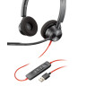 Poly Blackwire 3300 Series — проводная гарнитура UC