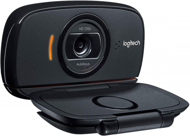 Logitech B525 HD Webcam — складная портативная веб-камера с поворотом на 360 градусов