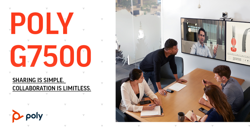 Poly G7500 KIT with EagleEyeIV-12x Camera — система видеоконференцсвязи с камерой EagleEyeIV-12x