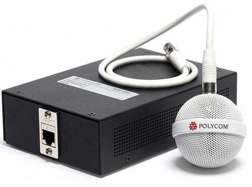 Polycom Ceiling Microphone White — потолочный микрофон для ВКС серии HDX и RealPresence Group