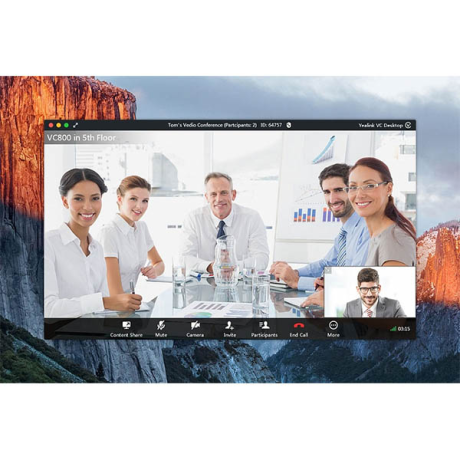 Yealink VC Desktop — программный клиент для организации видеоконференций на устройствах под управлением Windows и Mac OS
