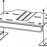 Polycom EagleEye Producer mounting bracket  — монтажный комплект для установки EagleEye Producer