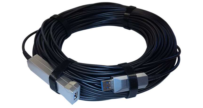 Prestel USB‑E350 — активный оптический кабель-удлинитель USB 3.0 до 50 м