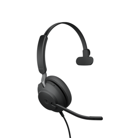 Jabra Evolve2 40 Mono — проводная USB моно гарнитура, оптимизирована для Microsoft Lync