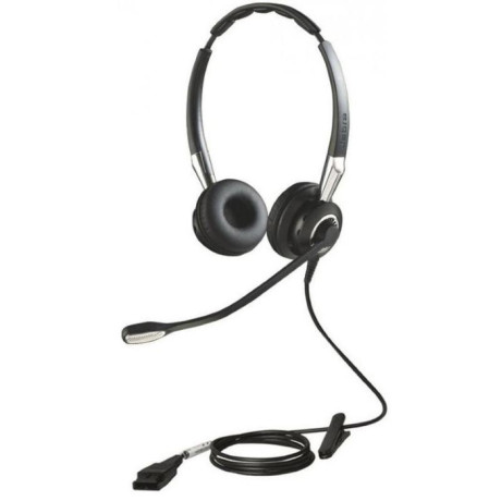 Jabra Biz 2400 II Duo — ультралегкая проводная профессиональная гарнитура (USB / QD) для Skype for Business