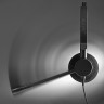 Jabra BIZ 2300 Duo — легкая проводная гарнитура (USB-A / USB-C / QD) для работы с Microsoft и UC