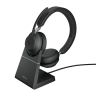 Jabra Evolve2 65 Stereo — беспроводная Bluetooth стерео гарнитура c USB, оптимизирована под Microsoft Lync