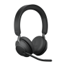 Jabra Evolve2 65 Stereo — беспроводная Bluetooth стерео гарнитура c USB, оптимизирована под Microsoft Lync