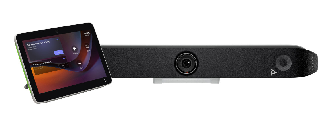 Poly Studio X52 — видео бар «все в одном», с автонаведением с помощью искусственного интеллекта, 4К камера, 95°