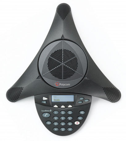 Polycom SoundStation 2 with LCD — лучший конференц-телефон c дисплеем для аналоговой линии