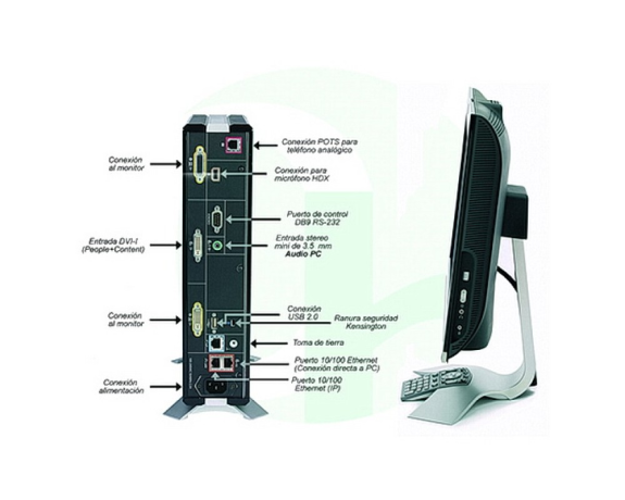 Polycom HDX 4002 — система для видеоконференций «все в одном» с 20-дюймовым HD-дисплеем