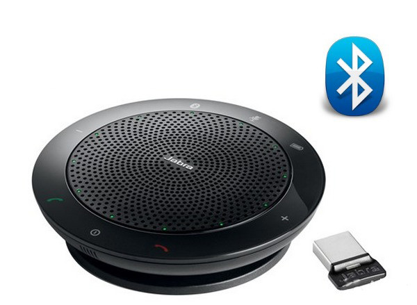 Jabra Speak 510+ — портативный USB и Bluetooth спикерфон + USB/BТ-адаптер Jabra Link 370