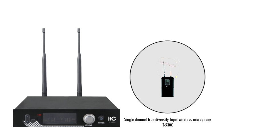 ITC T-530C приёмник + головной микрофон