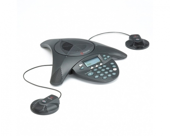 Polycom SoundStation 2 EX — легендарный конференц-телефон бизнес-класса для небольших и средних комнат